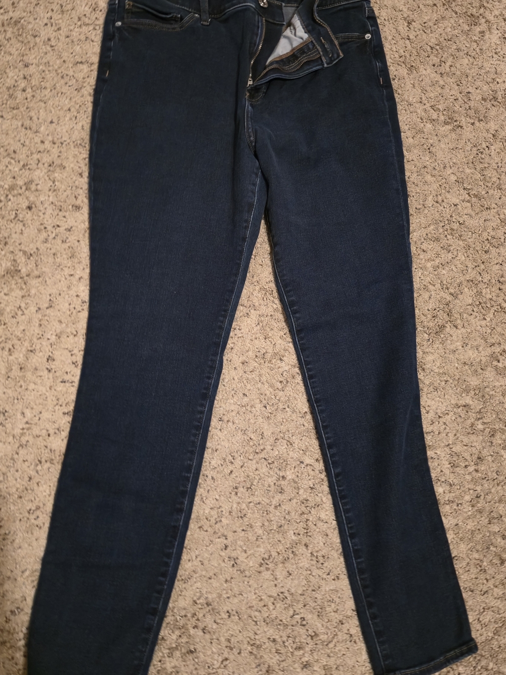Express Dark Indigo Skinny Jeans
